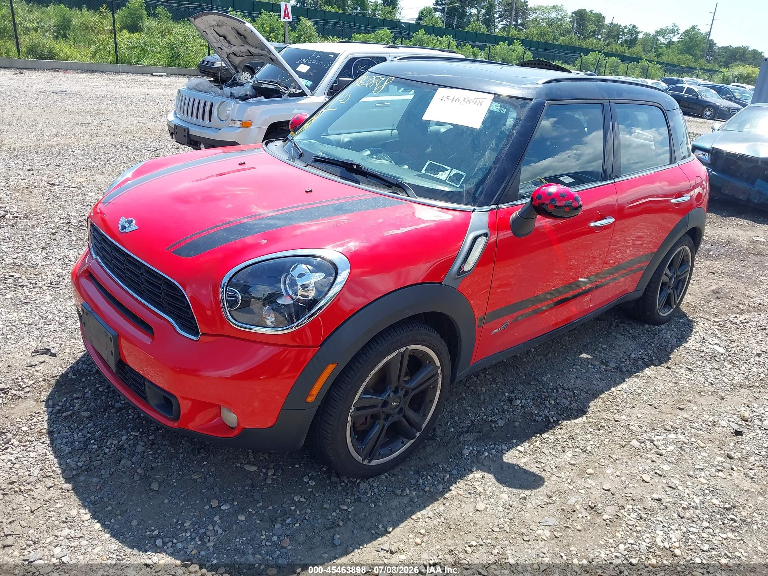 2012 Mini Cooper S Countryman   Red vin: WMWZC5C56CWL62139