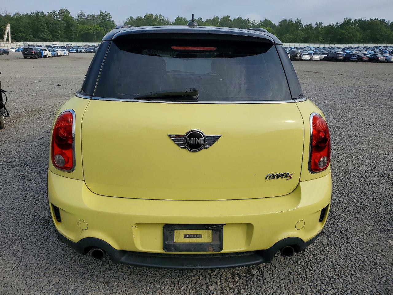 2012 Mini Cooper S Countryman Желтый vin: WMWZC5C56CWM13199