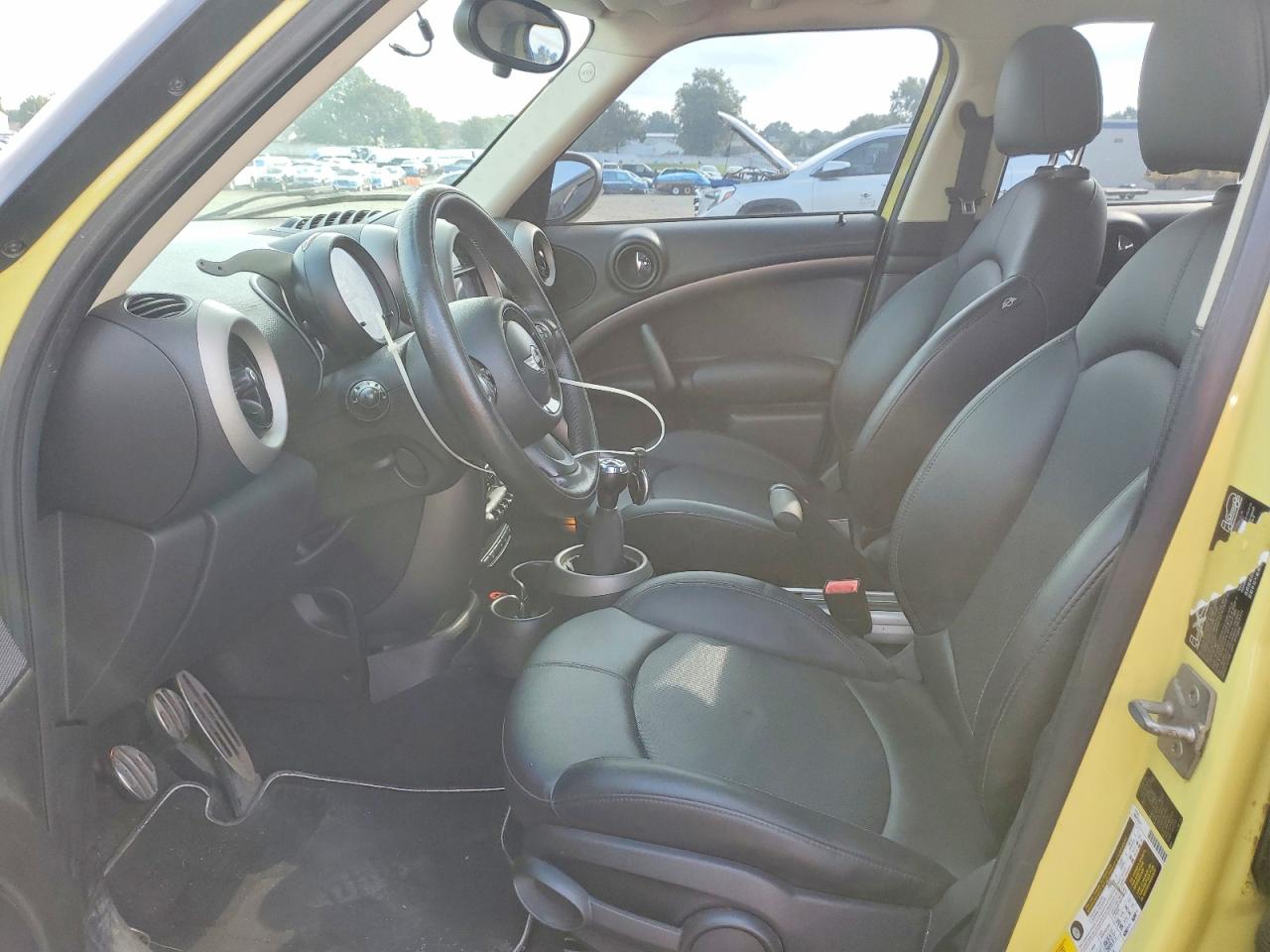 2012 Mini Cooper S Countryman Желтый vin: WMWZC5C56CWM13199