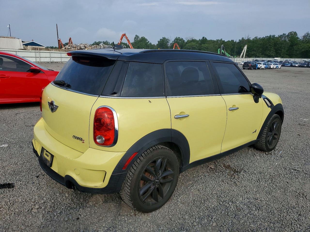 2012 Mini Cooper S Countryman Желтый vin: WMWZC5C56CWM13199