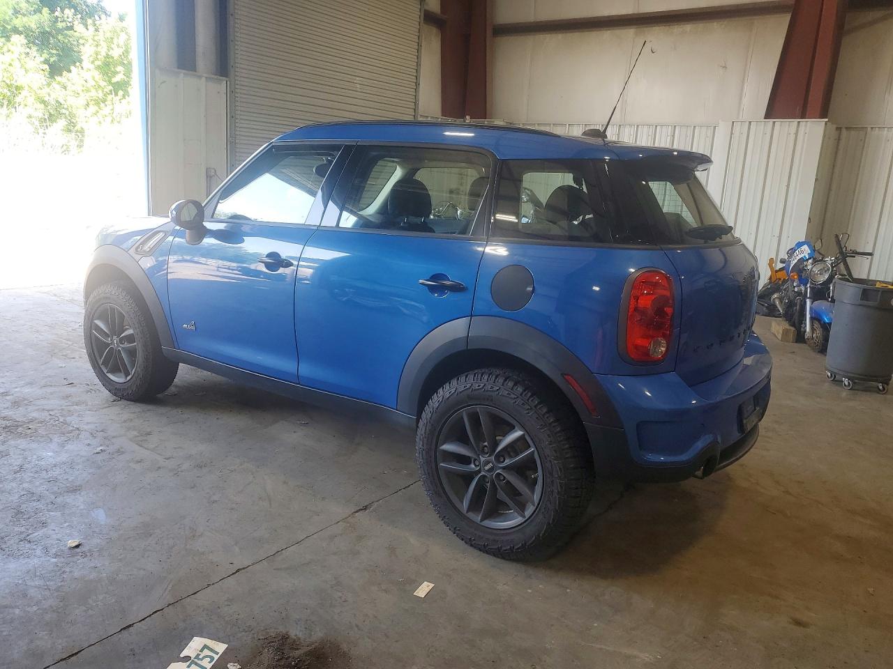 2013 Mini Cooper S Countryman Blue vin: WMWZC5C56DWM16511