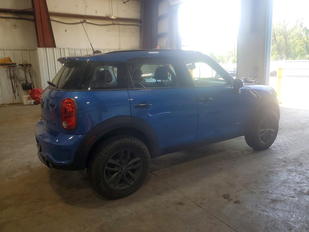 2013 Mini Cooper S Countryman Blue vin: WMWZC5C56DWM16511