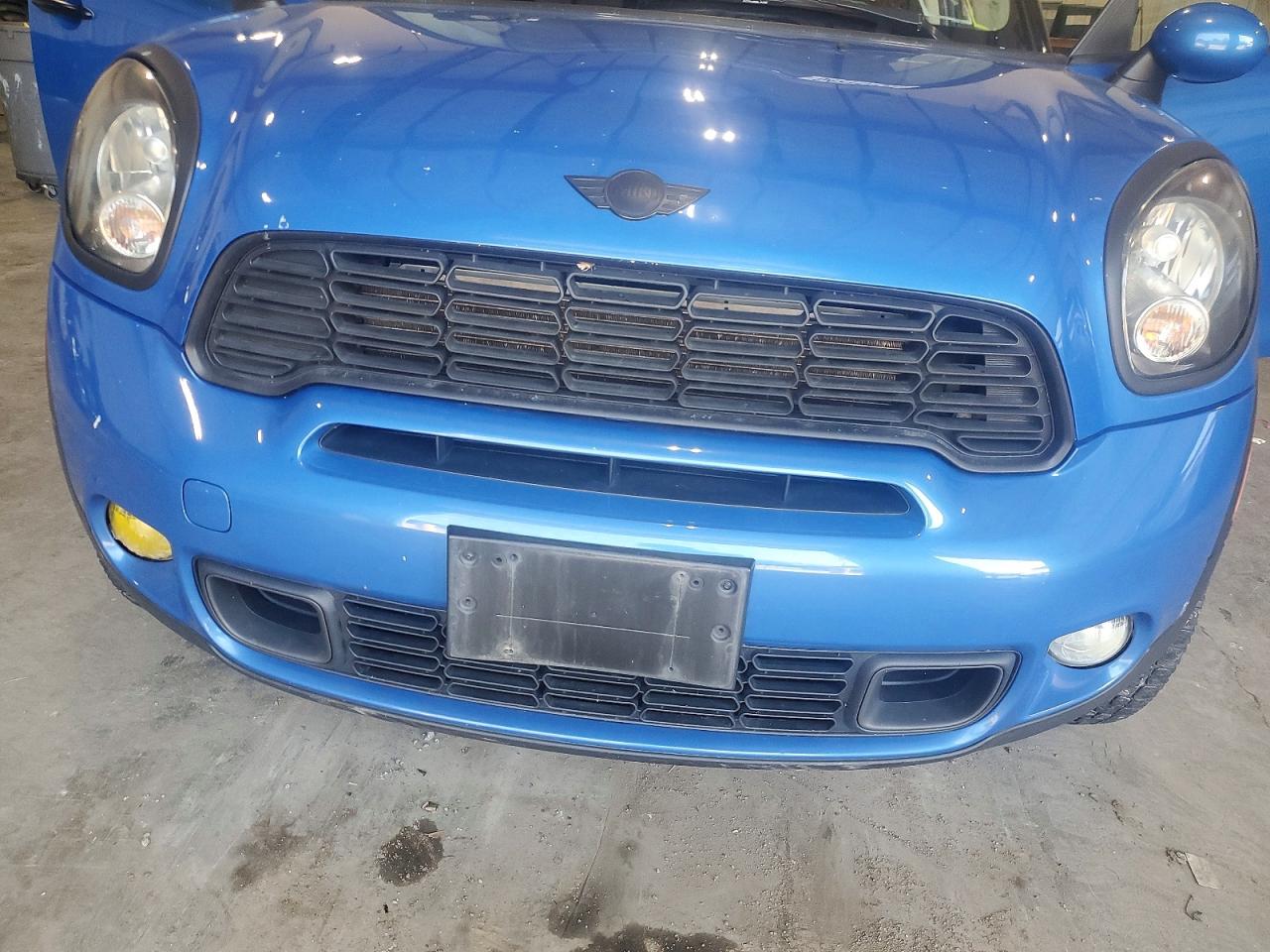 2013 Mini Cooper S Countryman Blue vin: WMWZC5C56DWM16511