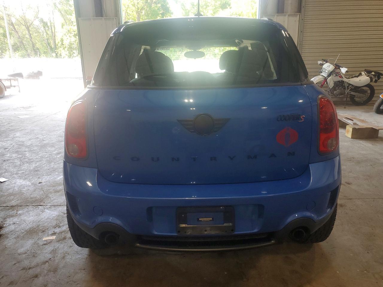 2013 Mini Cooper S Countryman Blue vin: WMWZC5C56DWM16511