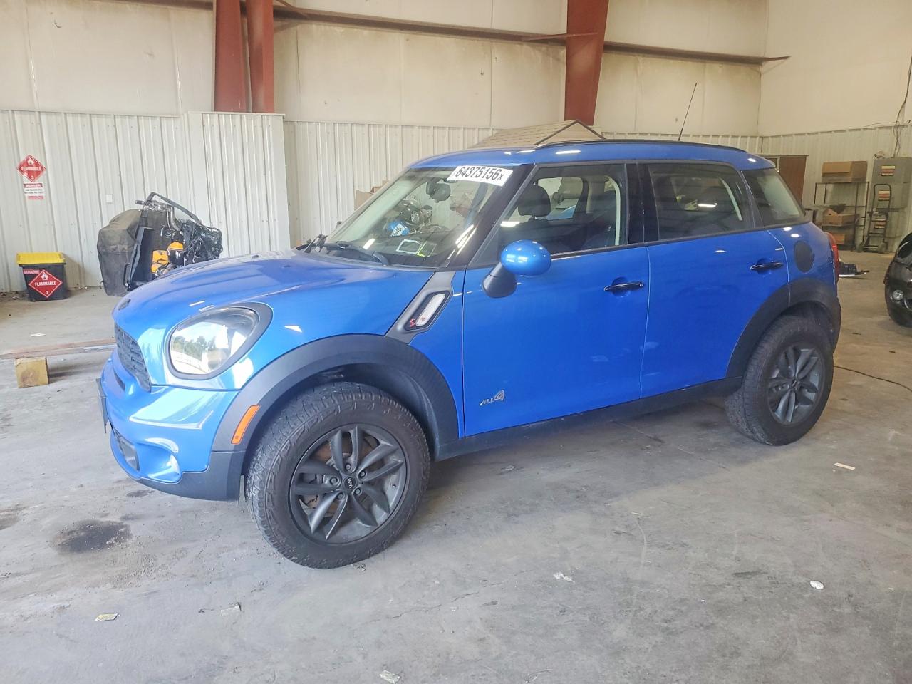 2013 Mini Cooper S Countryman Синий vin: WMWZC5C56DWM16511