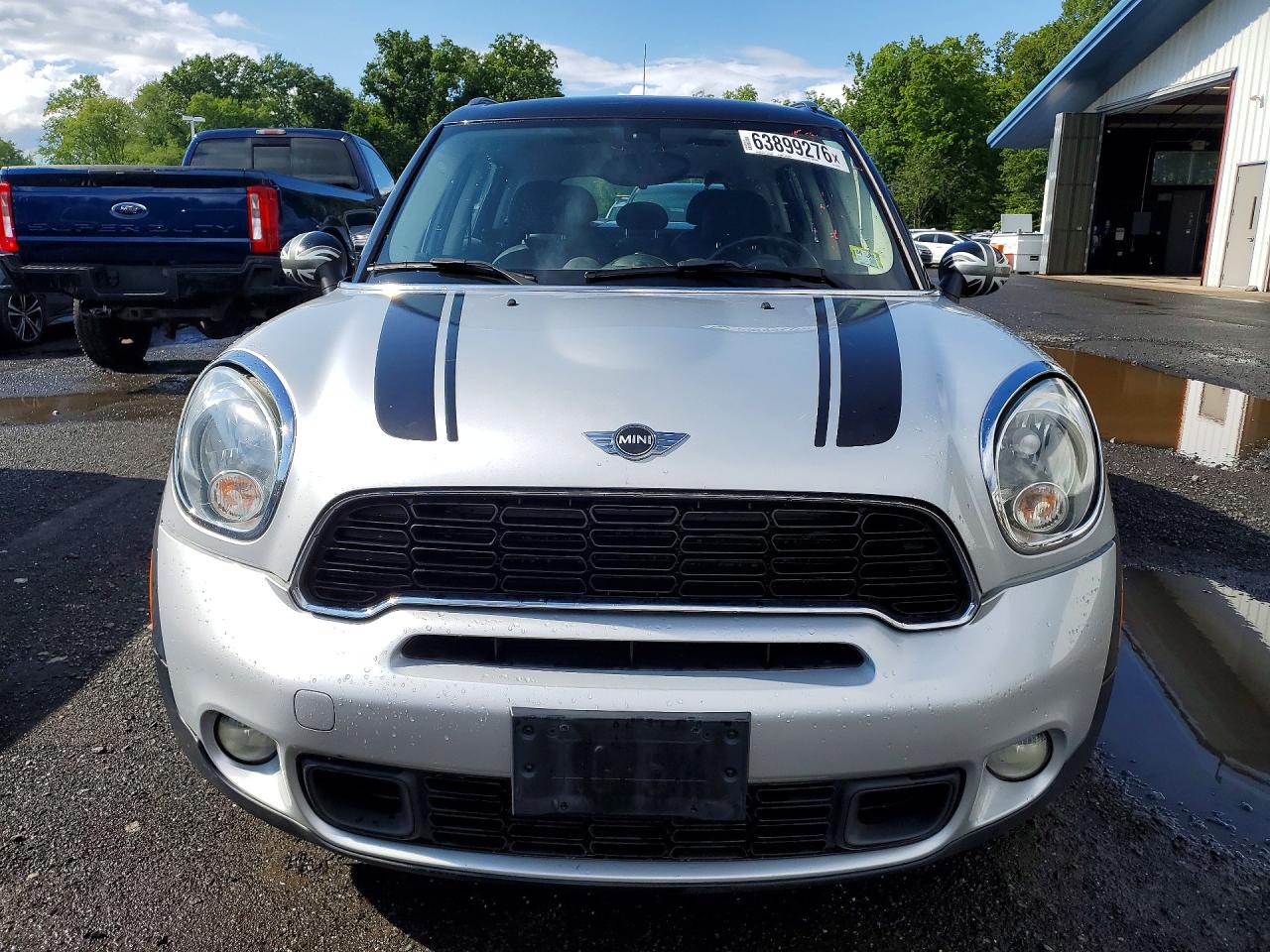 2013 Mini Cooper S Countryman Серебряный vin: WMWZC5C56DWP34452