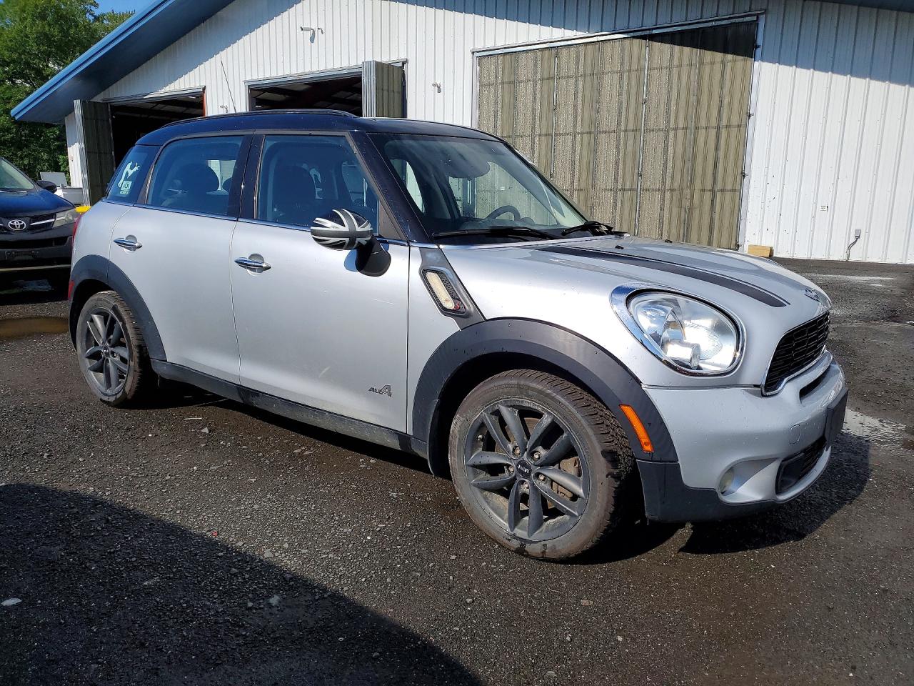 2013 Mini Cooper S Countryman Серебряный vin: WMWZC5C56DWP34452