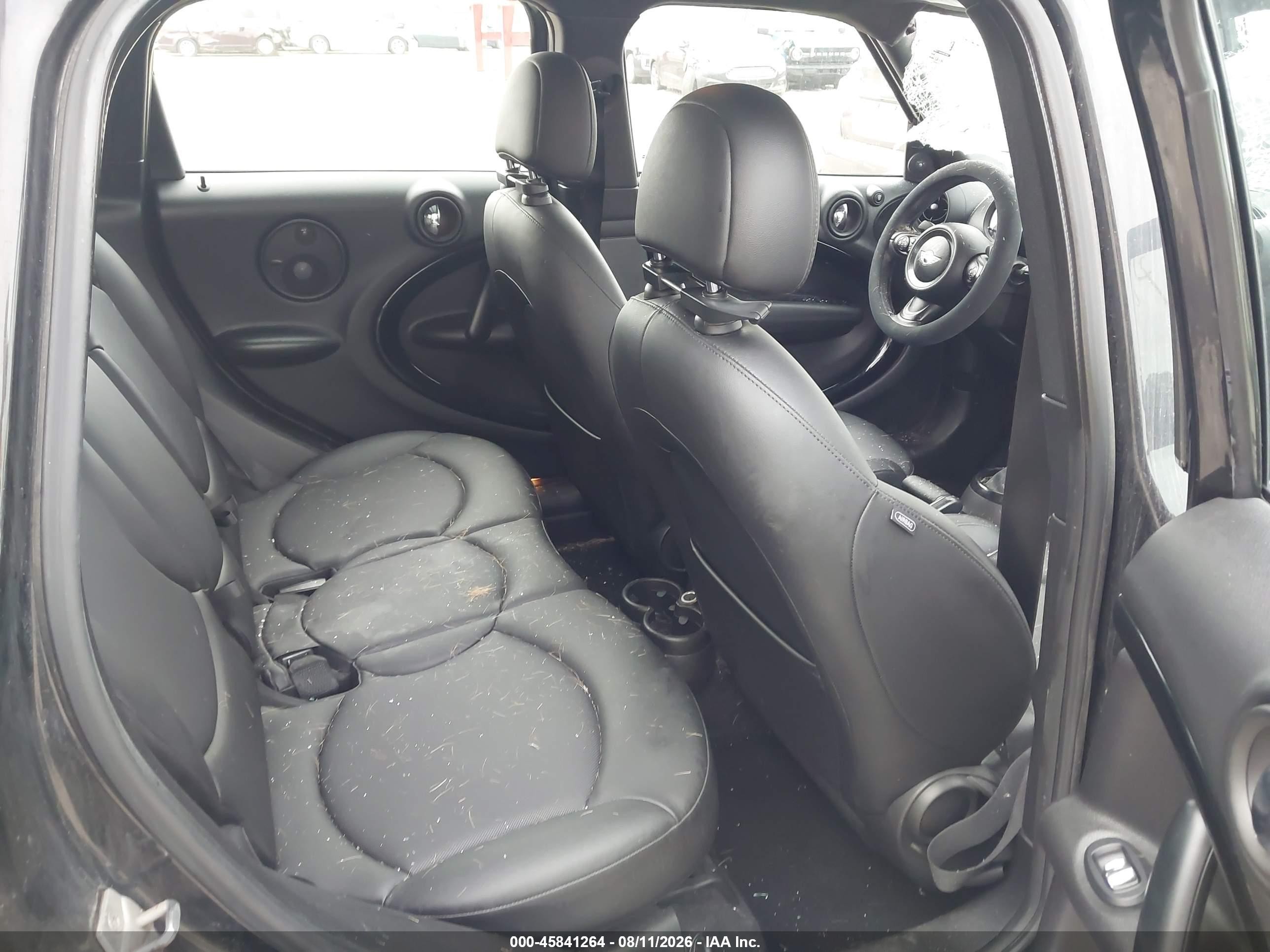 2014 Mini Countryman Cooper S Черный vin: WMWZC5C56EWP35571