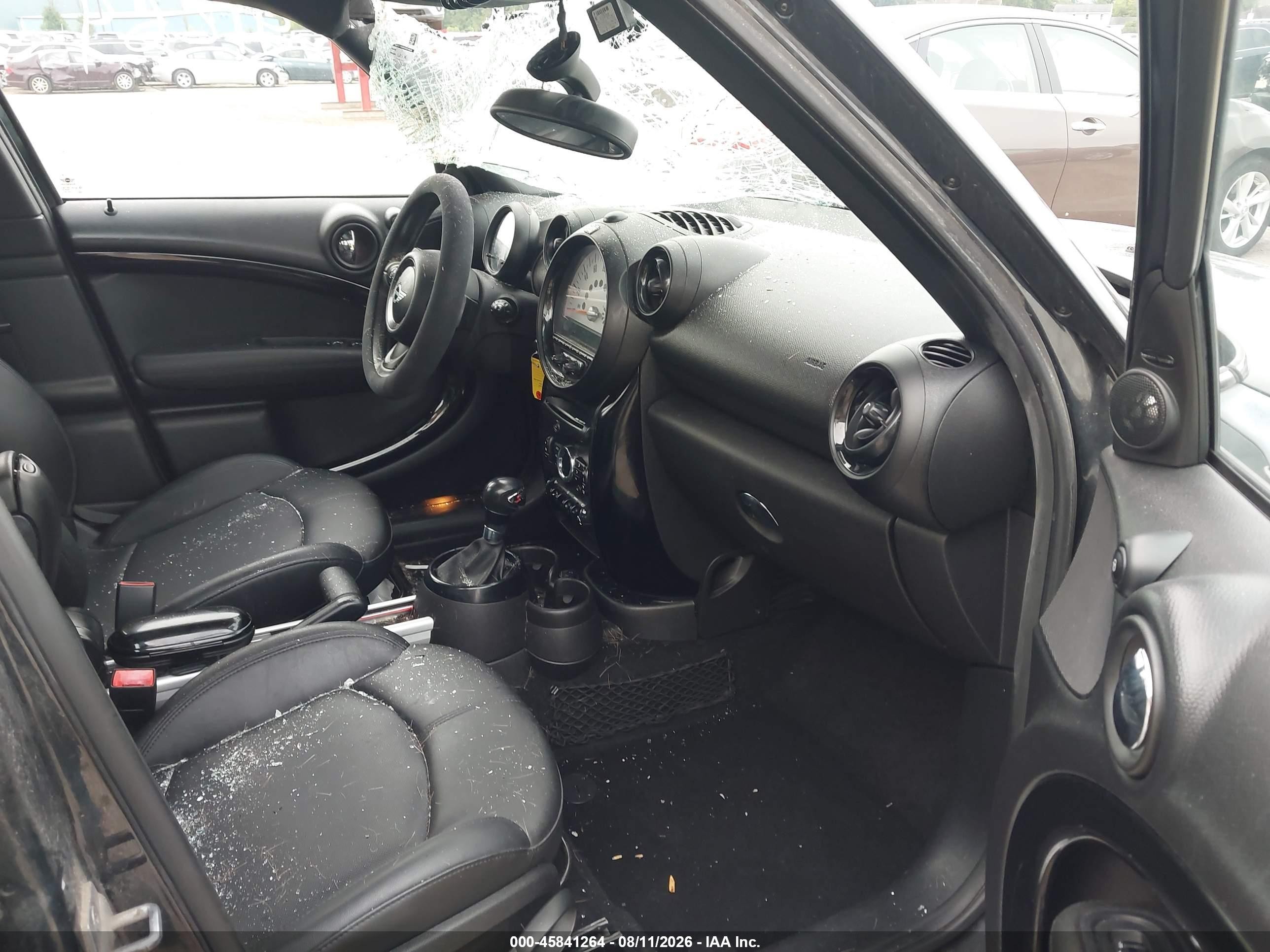 2014 Mini Countryman Cooper S Черный vin: WMWZC5C56EWP35571