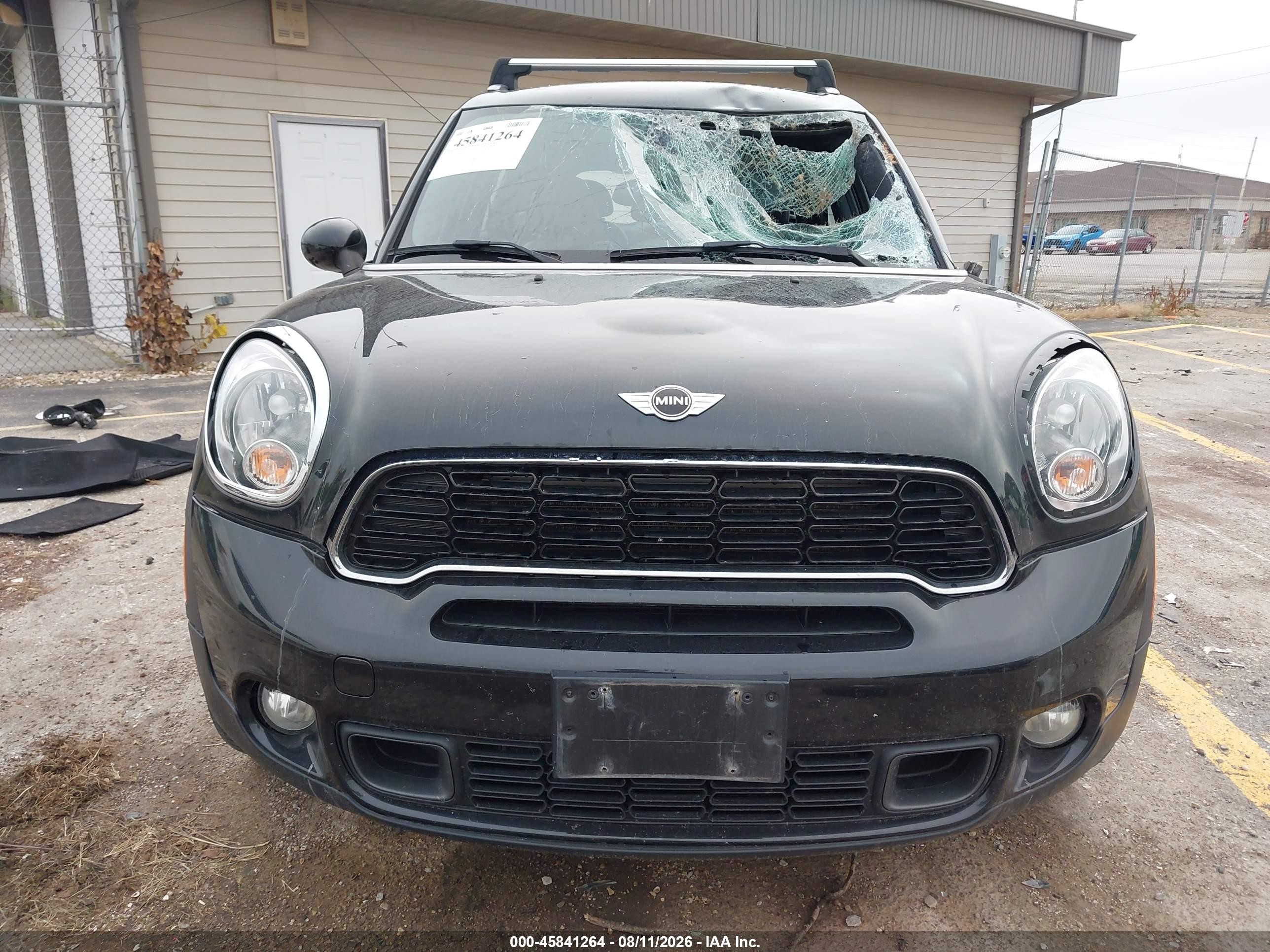 2014 Mini Countryman Cooper S Черный vin: WMWZC5C56EWP35571