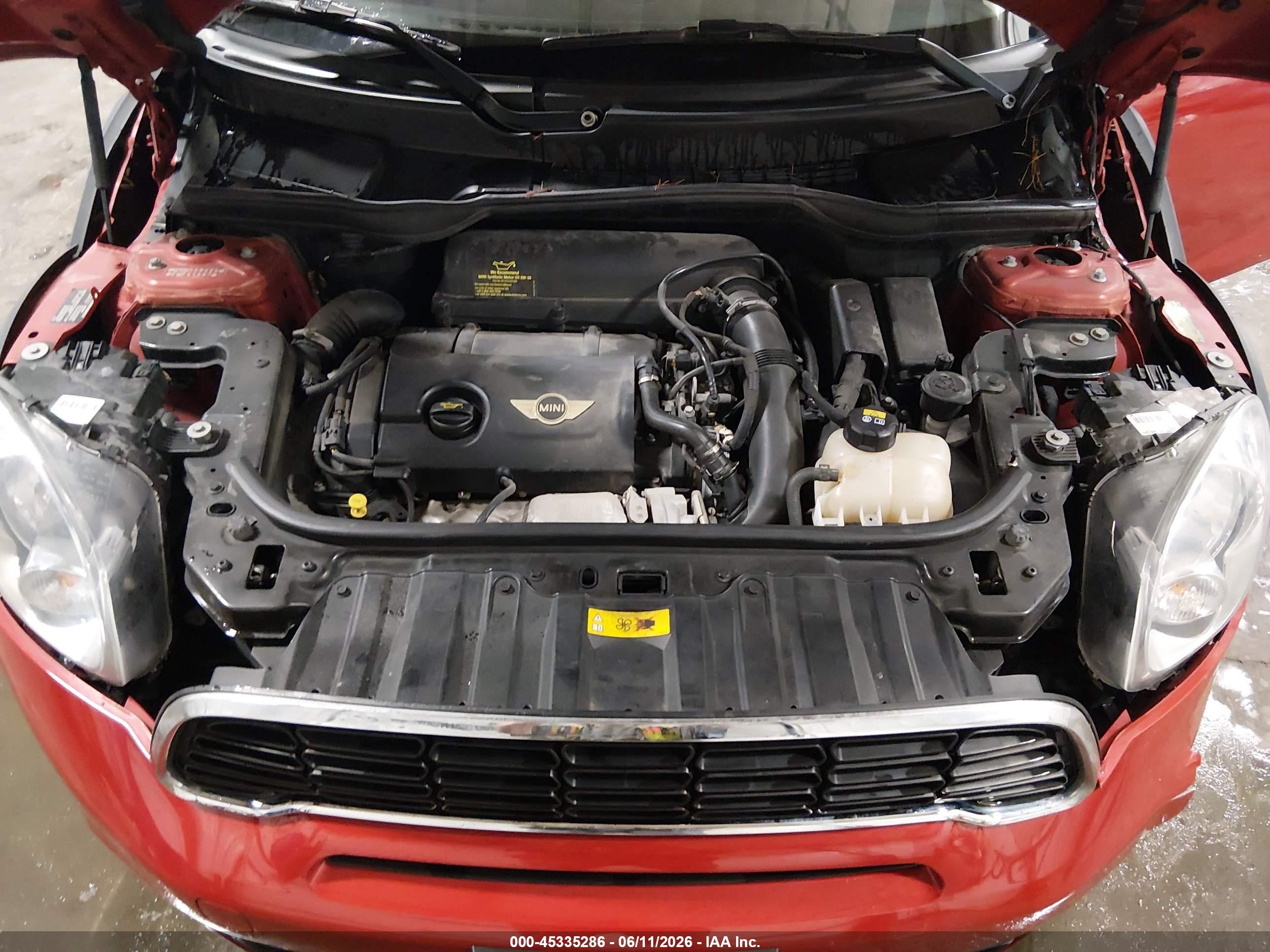2014 Mini Countryman Cooper S Red vin: WMWZC5C56EWP41497