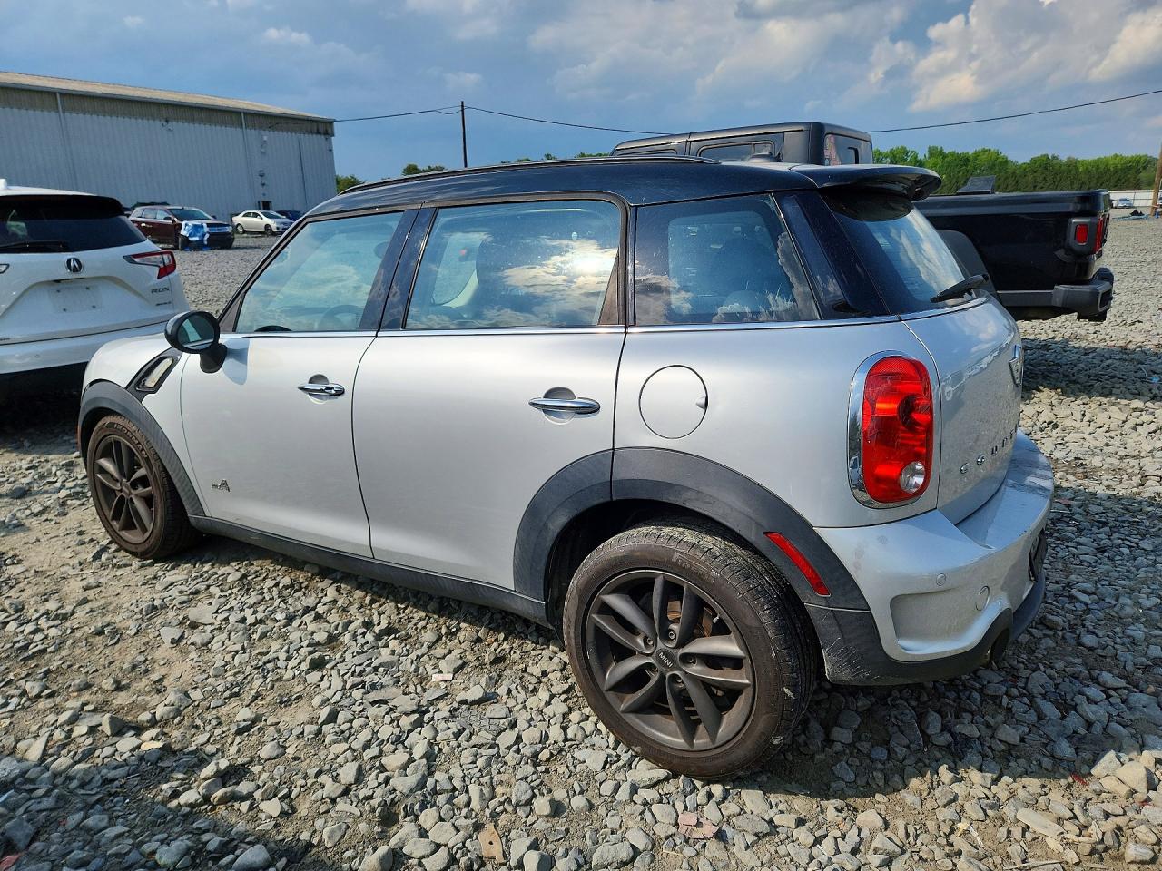 2014 Mini Cooper S Countryman Silver vin: WMWZC5C56EWP41855