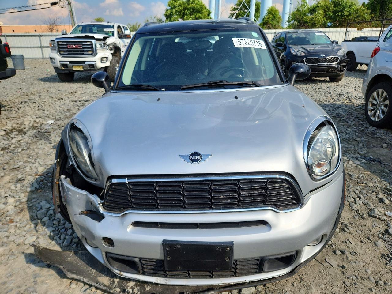 2014 Mini Cooper S Countryman Silver vin: WMWZC5C56EWP41855