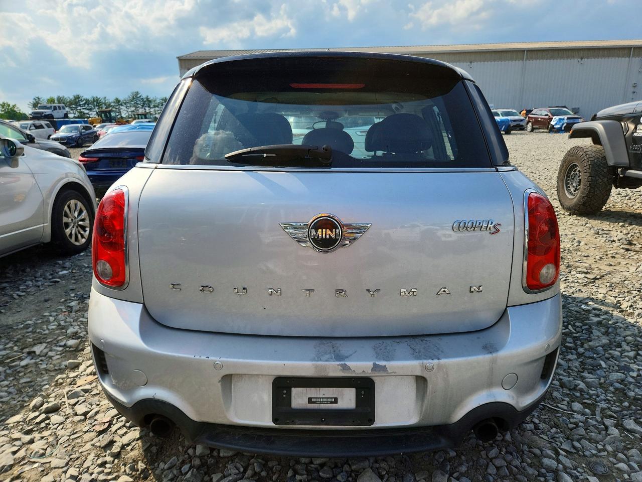 2014 Mini Cooper S Countryman Silver vin: WMWZC5C56EWP41855