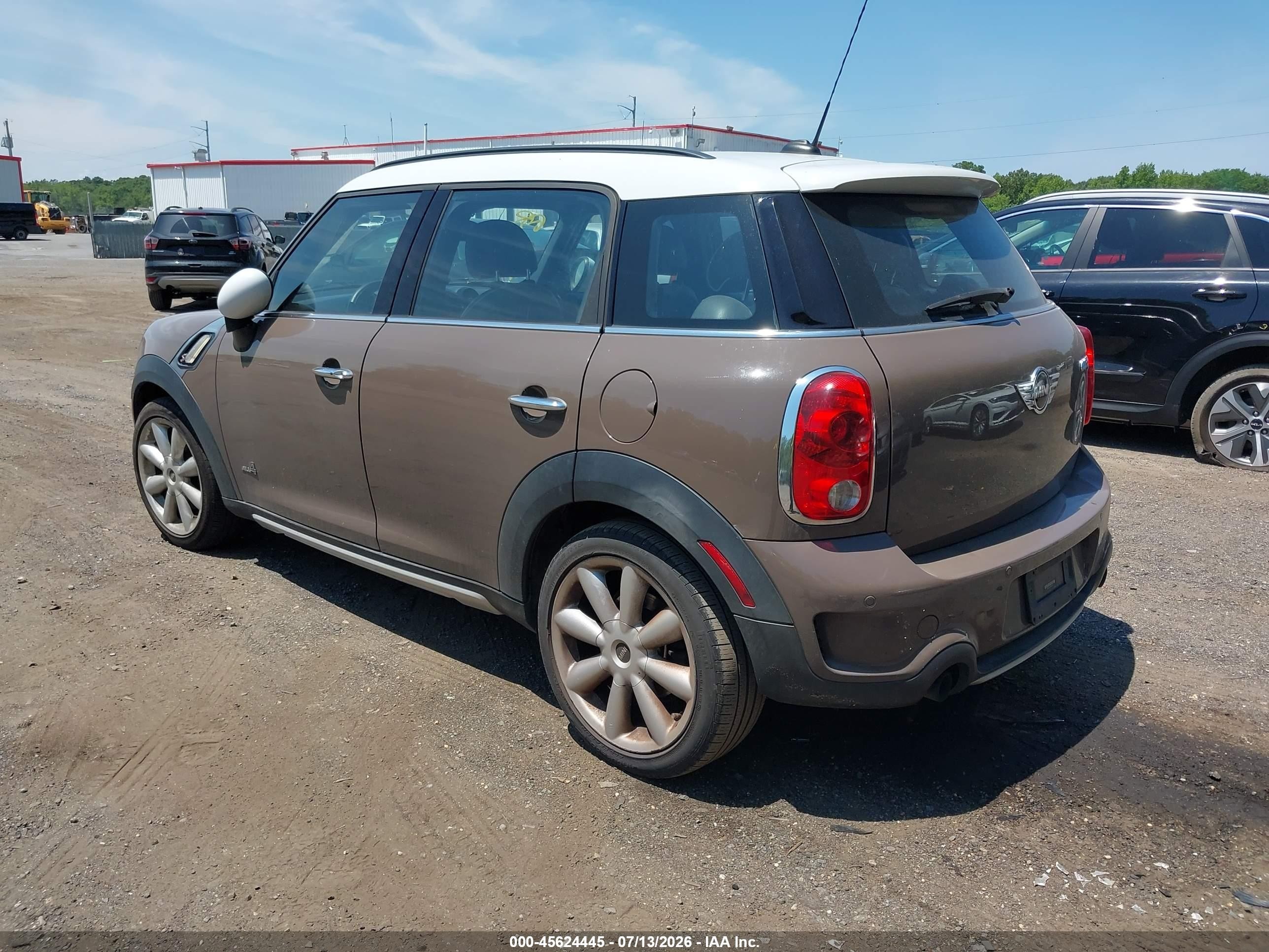 2015 Mini Countryman Cooper S Brown vin: WMWZC5C56FWP42764
