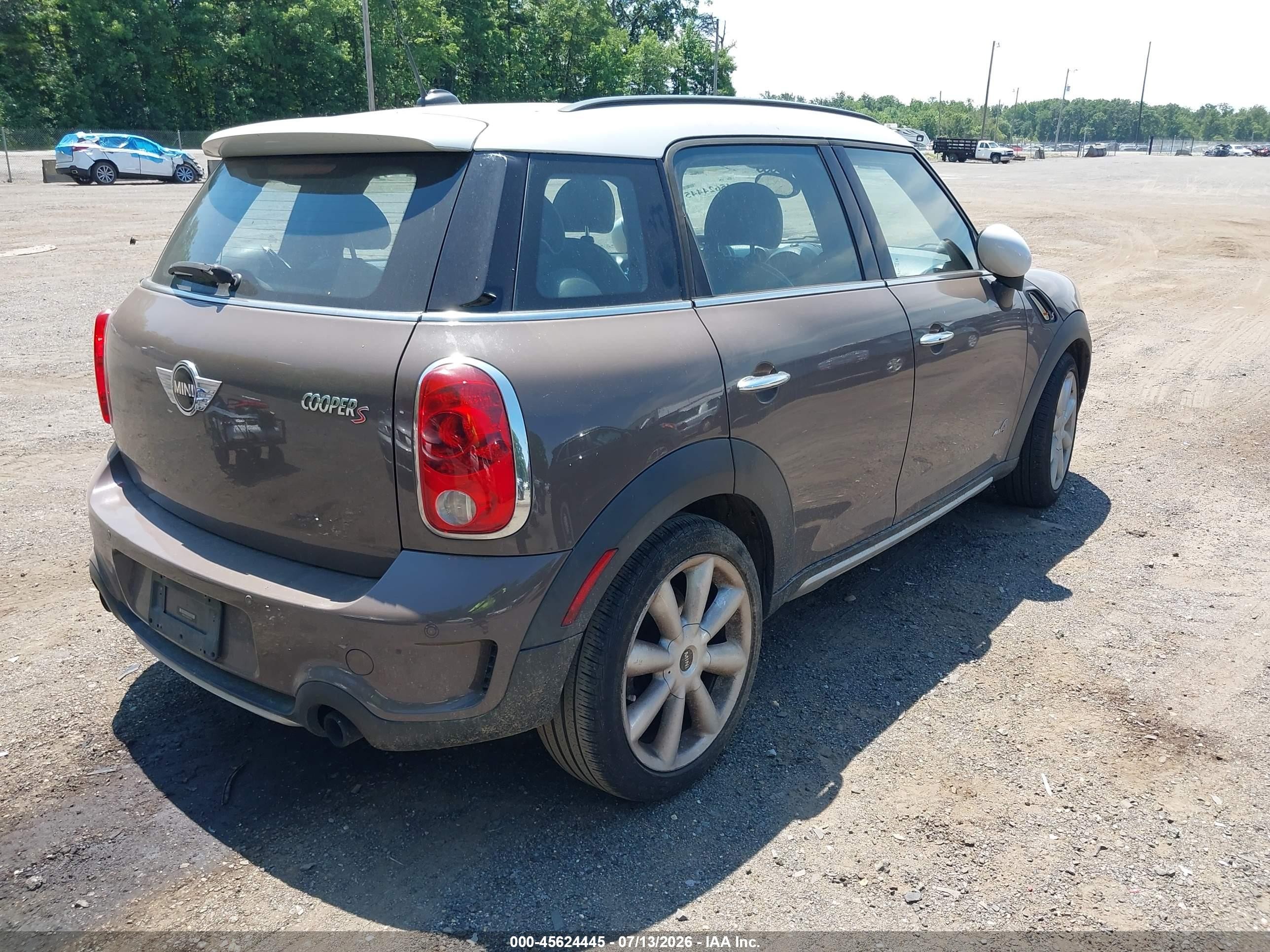 2015 Mini Countryman Cooper S Brown vin: WMWZC5C56FWP42764