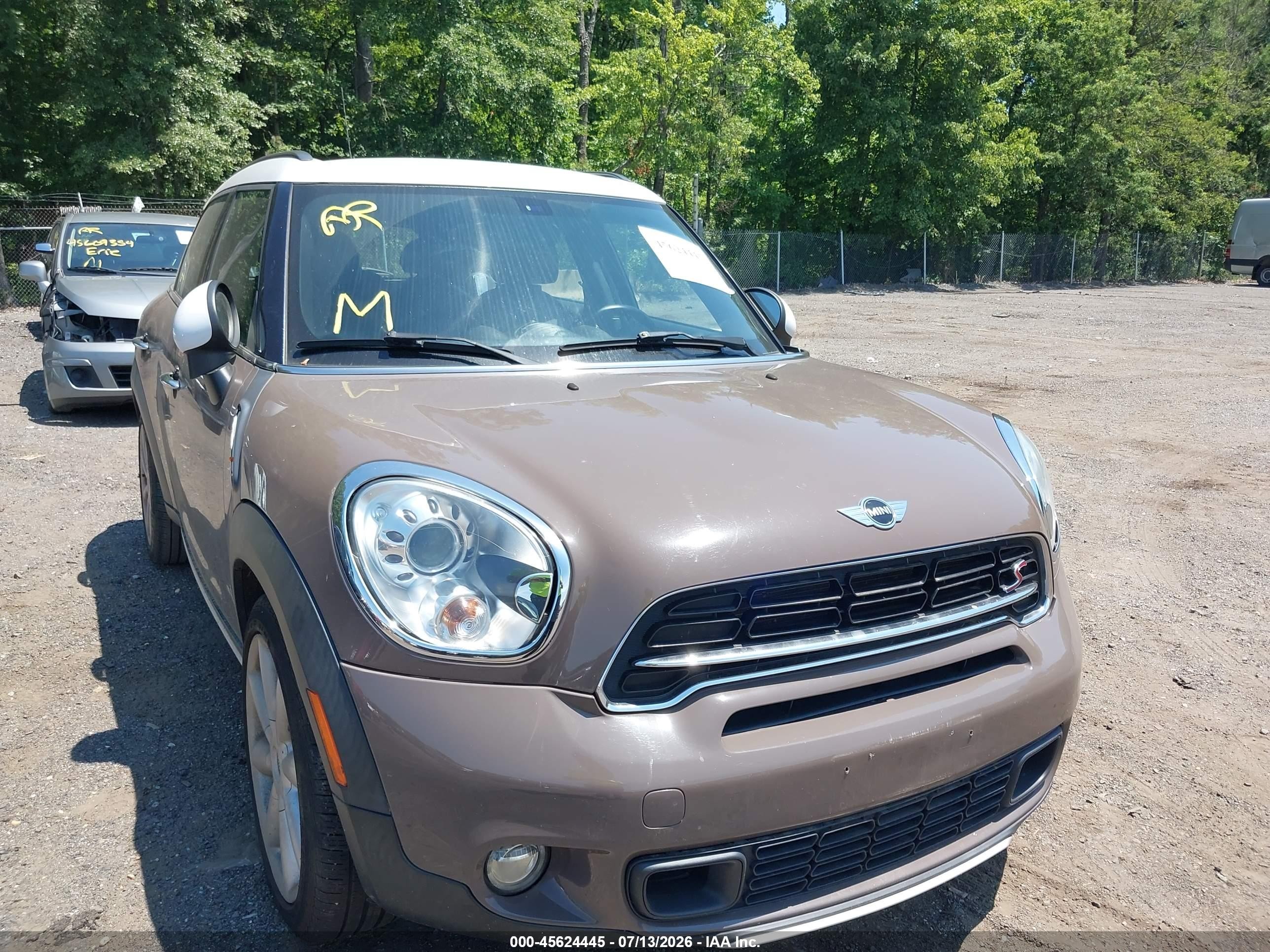 2015 Mini Countryman Cooper S Brown vin: WMWZC5C56FWP42764