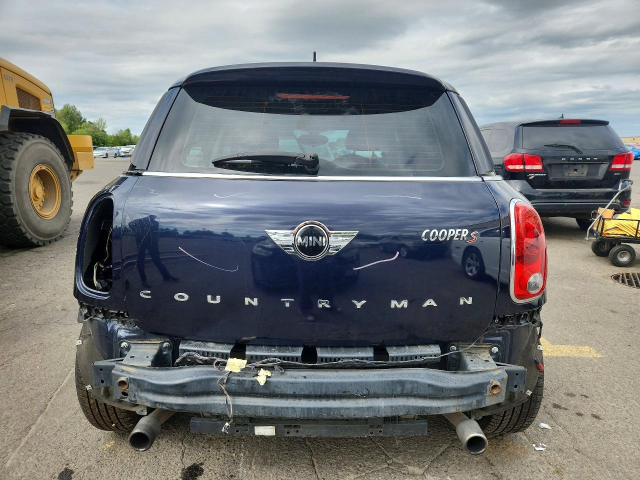 2015 Mini Cooper S Countryman Blue vin: WMWZC5C56FWP42814