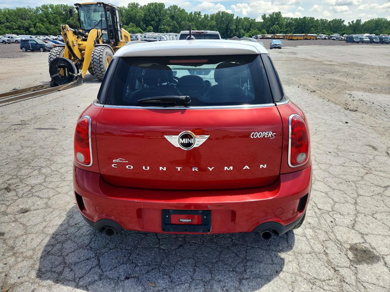 2015 Mini Cooper S Countryman Red vin: WMWZC5C56FWP47270