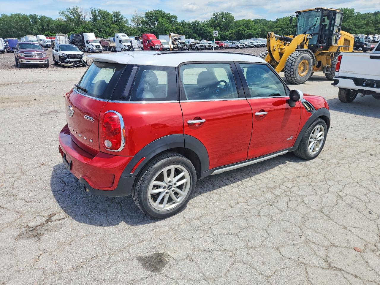 2015 Mini Cooper S Countryman Red vin: WMWZC5C56FWP47270