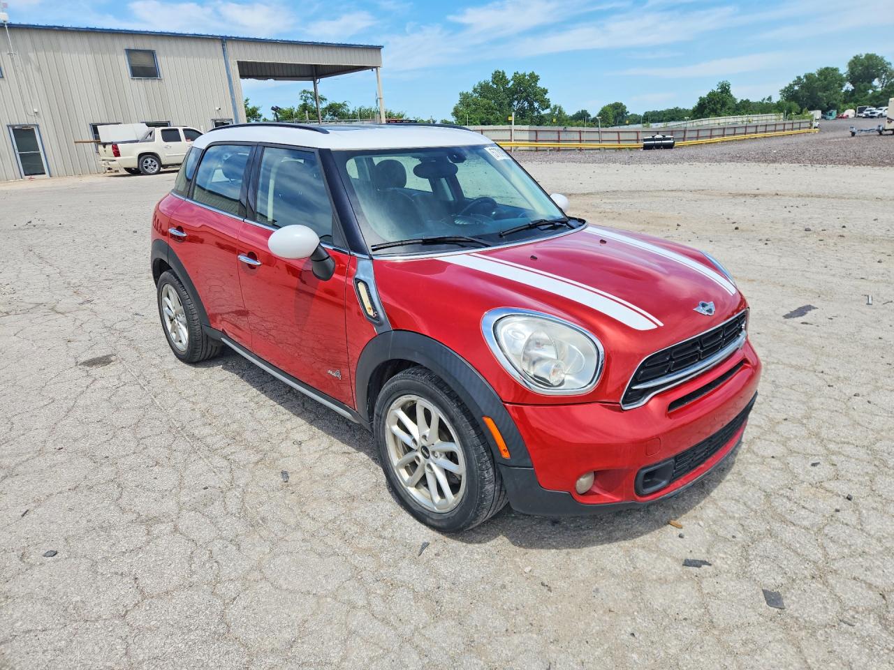 2015 Mini Cooper S Countryman Red vin: WMWZC5C56FWP47270