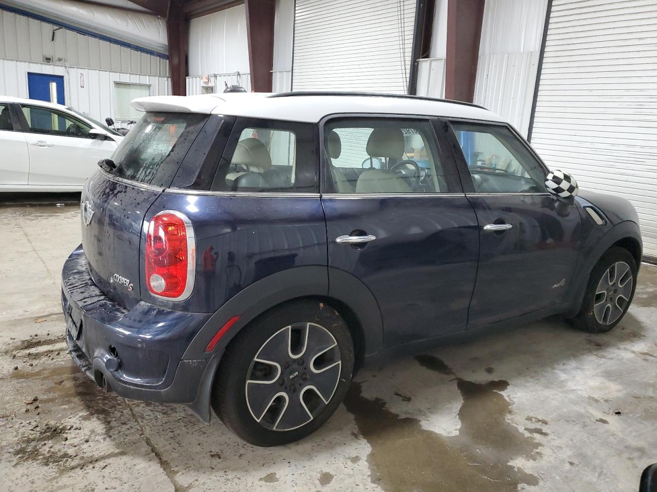 2012 Mini Cooper S Countryman Blue vin: WMWZC5C57CWL58665