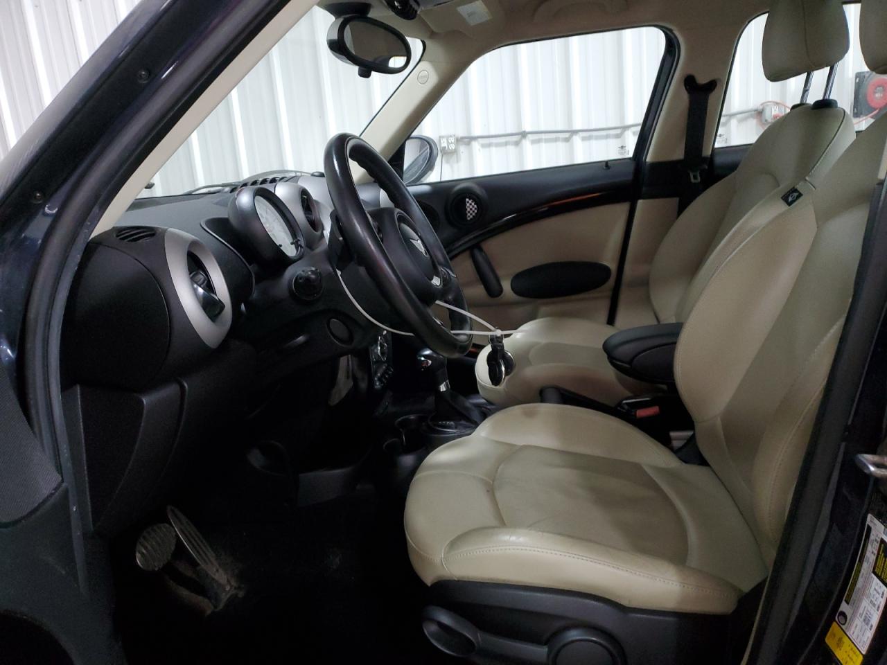 2012 Mini Cooper S Countryman Blue vin: WMWZC5C57CWL58665