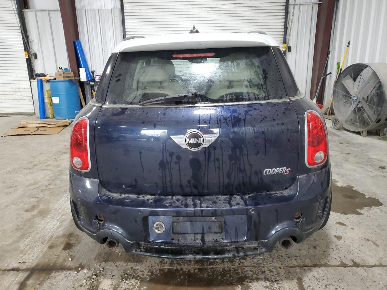 2012 Mini Cooper S Countryman Blue vin: WMWZC5C57CWL58665