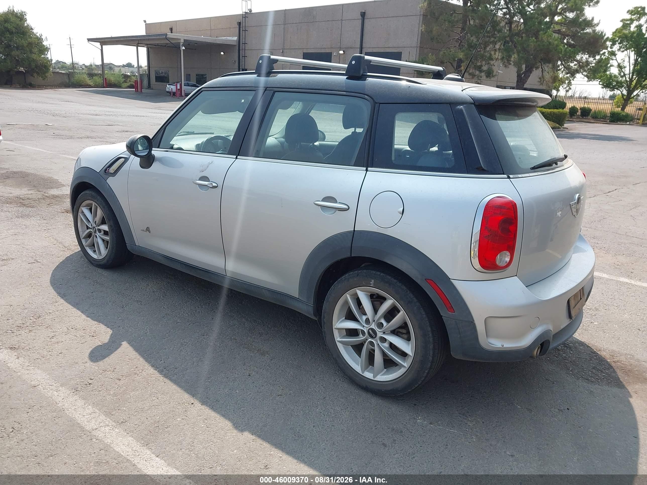2012 Mini Cooper S Countryman   Silver vin: WMWZC5C57CWL62425