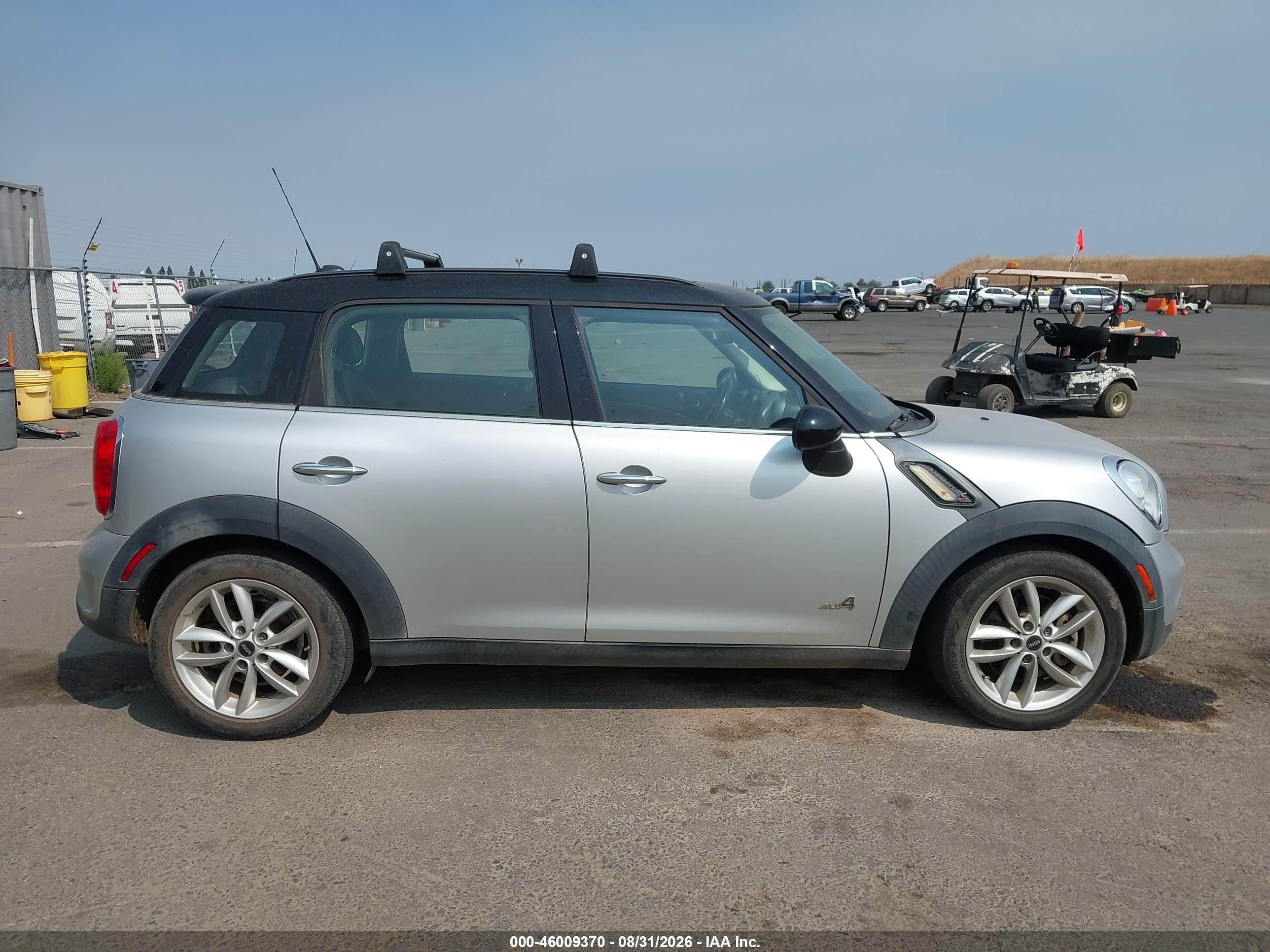 2012 Mini Cooper S Countryman   Silver vin: WMWZC5C57CWL62425
