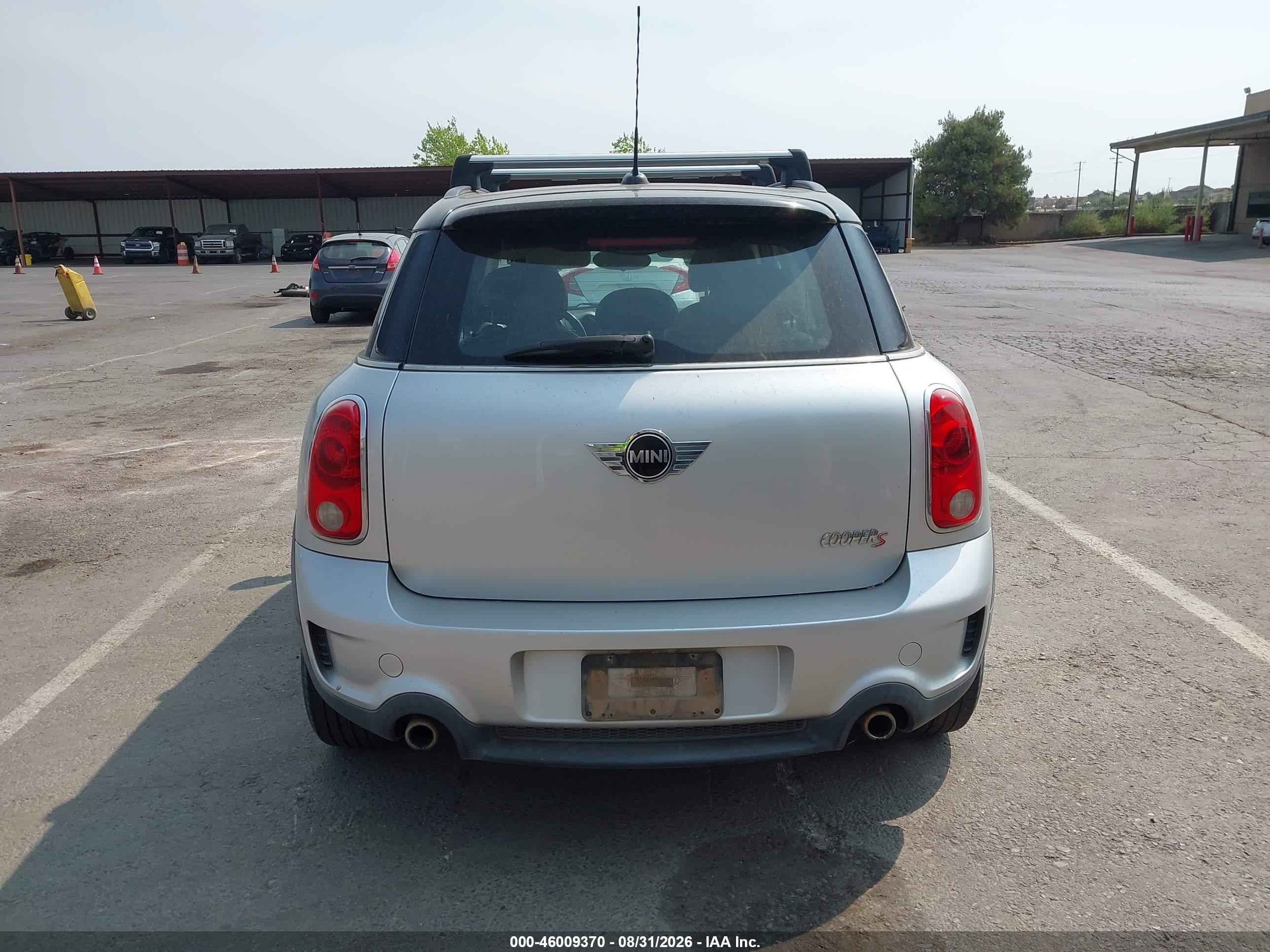 2012 Mini Cooper S Countryman   Silver vin: WMWZC5C57CWL62425