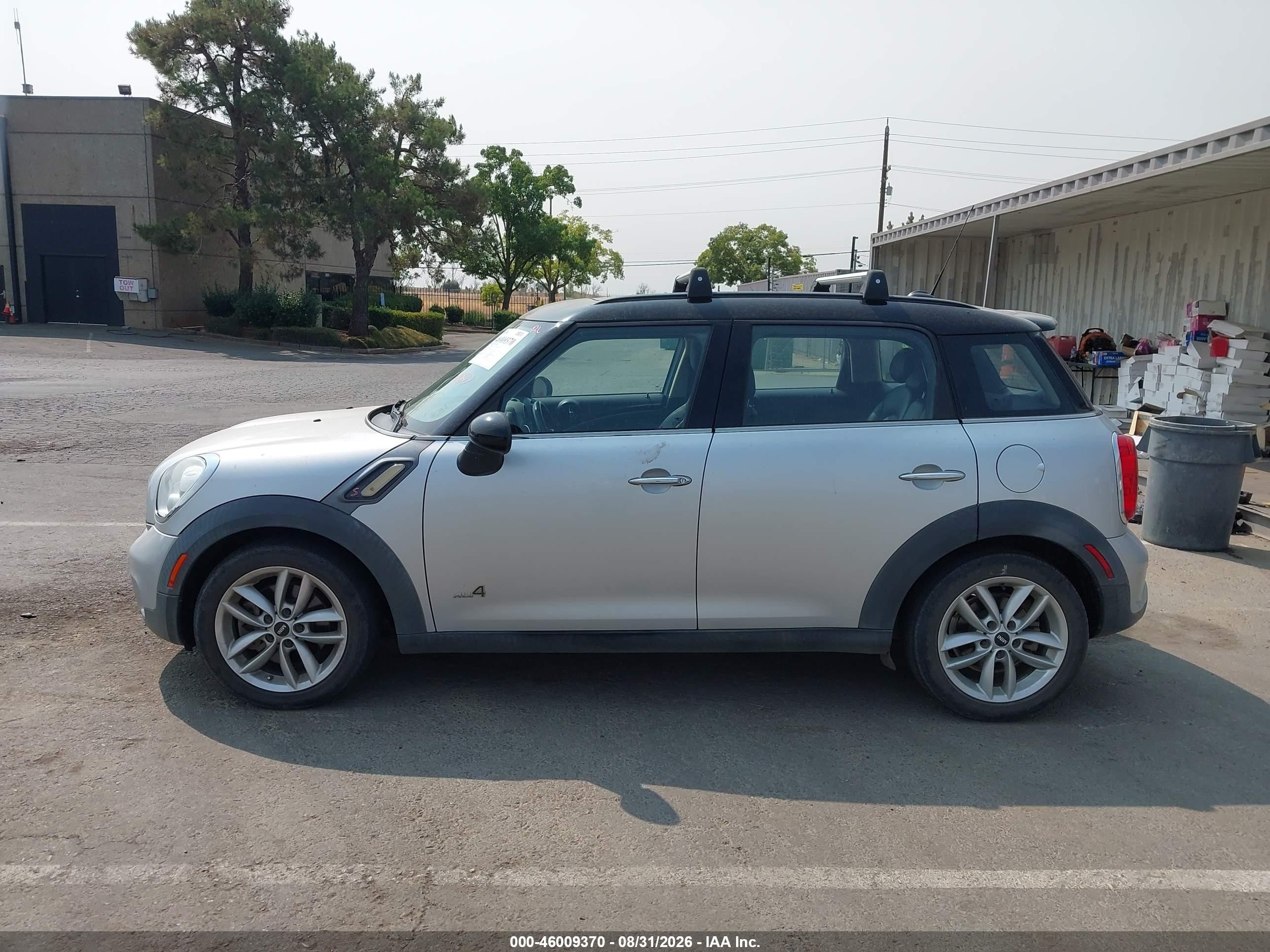 2012 Mini Cooper S Countryman   Silver vin: WMWZC5C57CWL62425