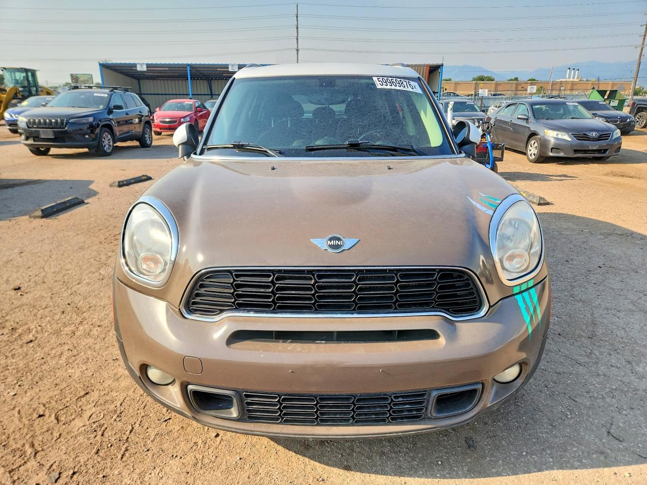 2013 Mini Cooper S Countryman Brown vin: WMWZC5C57DWM15819