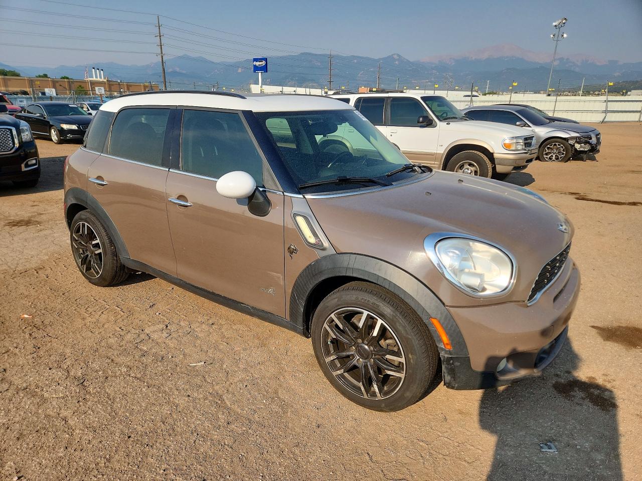 2013 Mini Cooper S Countryman Brown vin: WMWZC5C57DWM15819