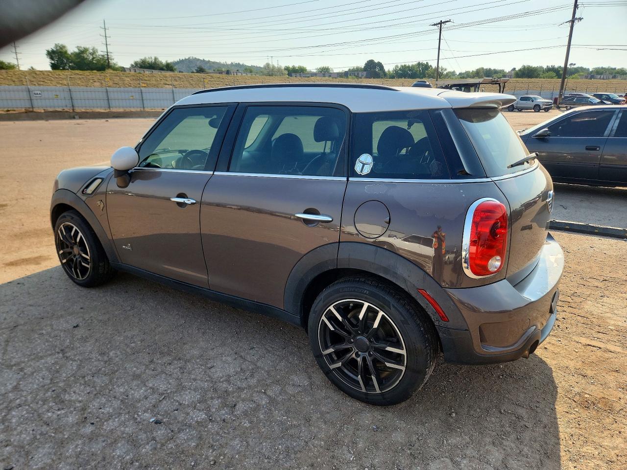2013 Mini Cooper S Countryman Brown vin: WMWZC5C57DWM15819