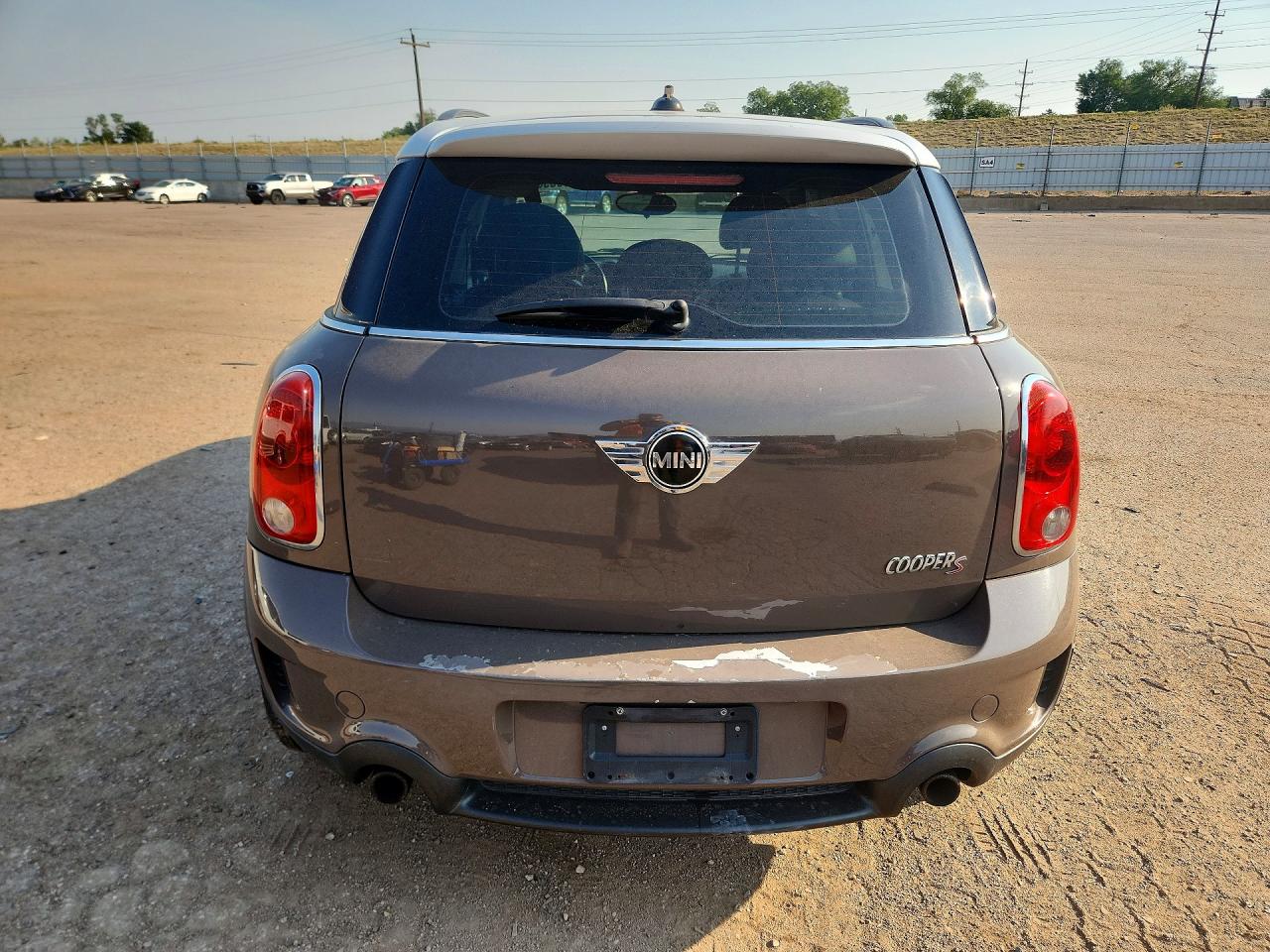 2013 Mini Cooper S Countryman Brown vin: WMWZC5C57DWM15819