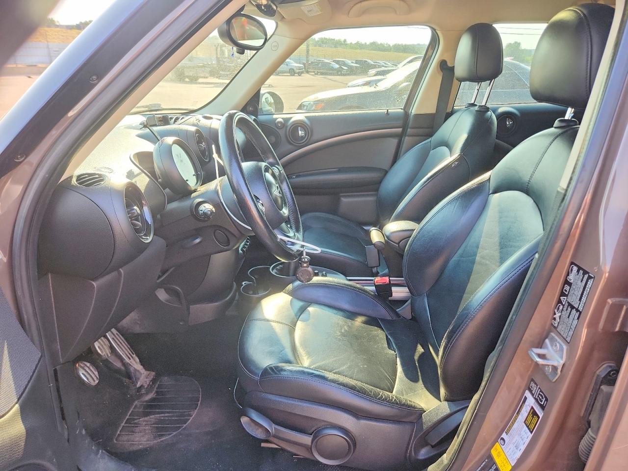 2013 Mini Cooper S Countryman Brown vin: WMWZC5C57DWM15819