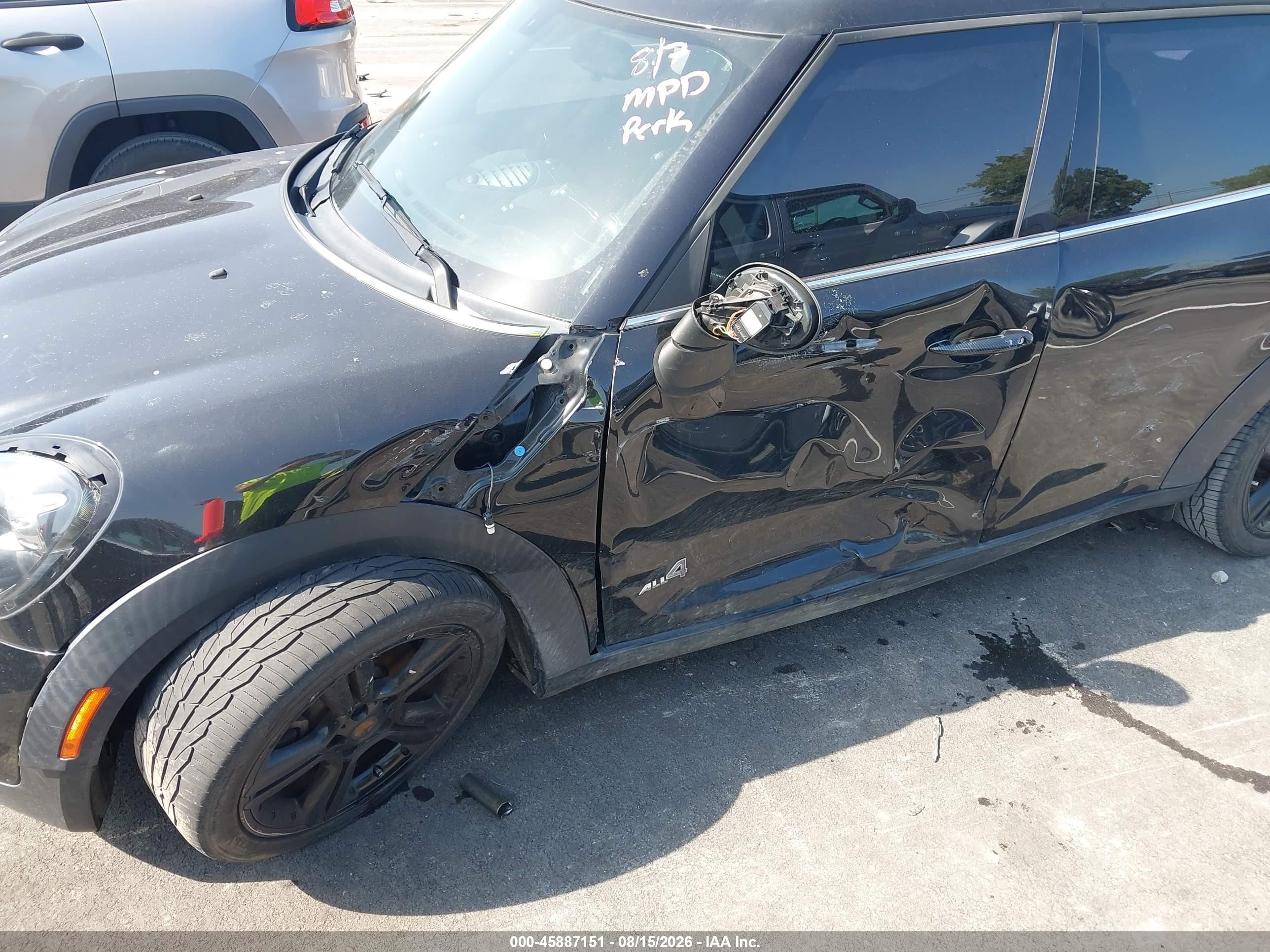 2013 Mini Countryman Cooper S Black vin: WMWZC5C57DWM15884