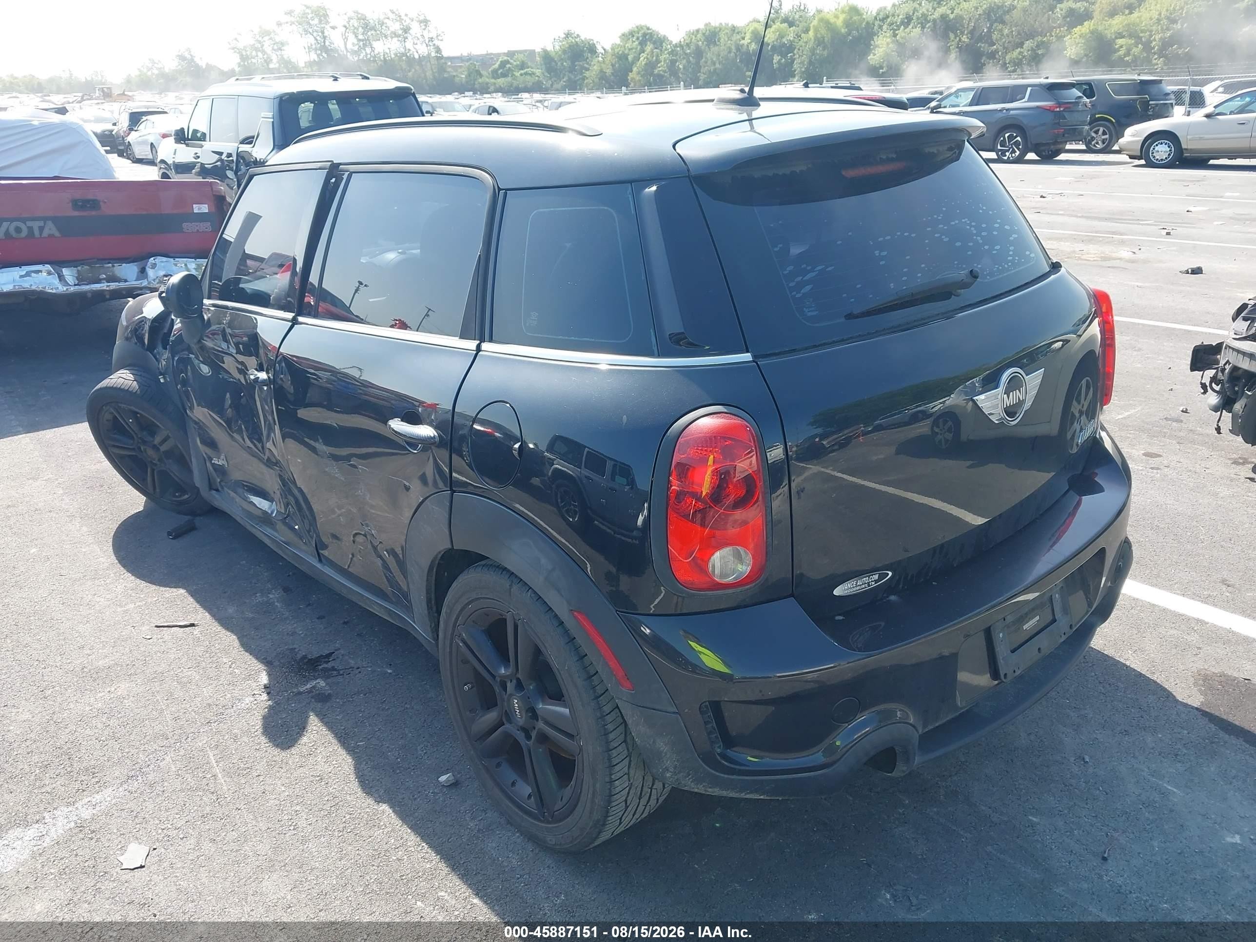 2013 Mini Countryman Cooper S Black vin: WMWZC5C57DWM15884