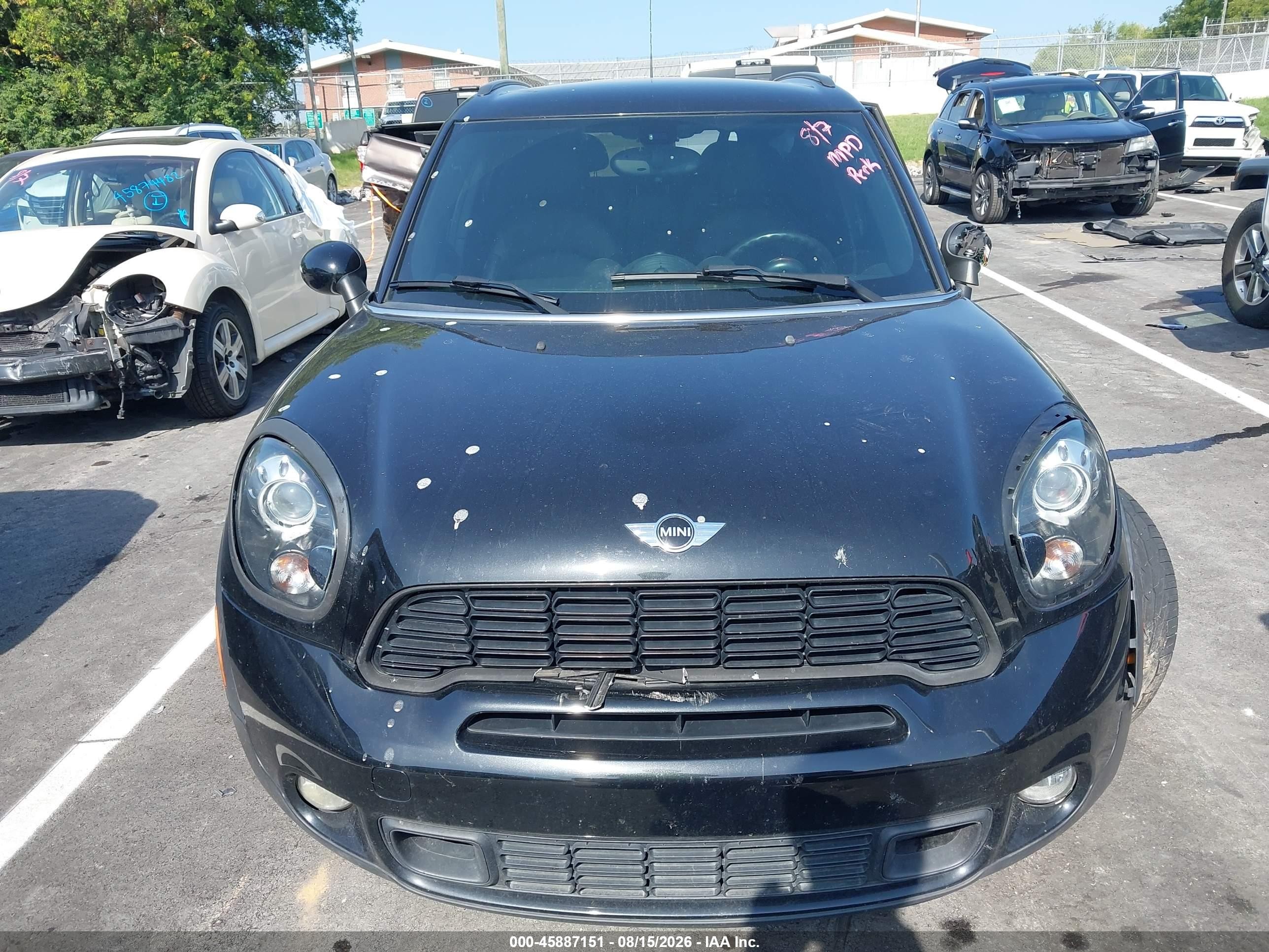 2013 Mini Countryman Cooper S Black vin: WMWZC5C57DWM15884