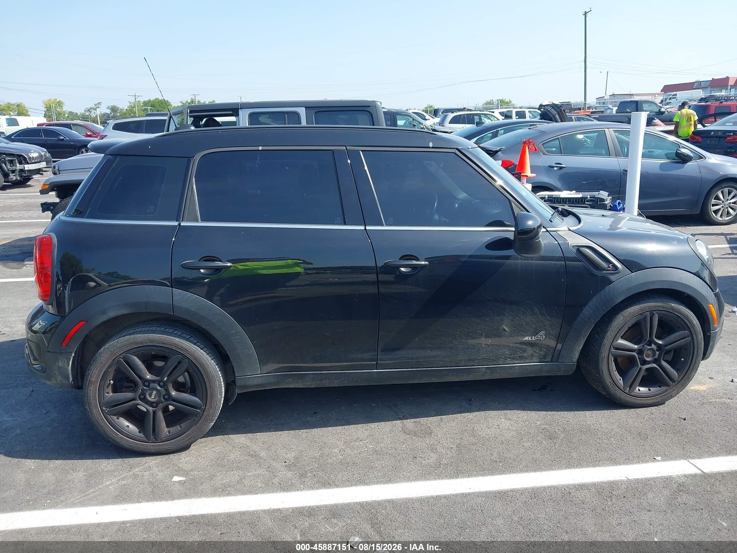 2013 Mini Countryman Cooper S Black vin: WMWZC5C57DWM15884