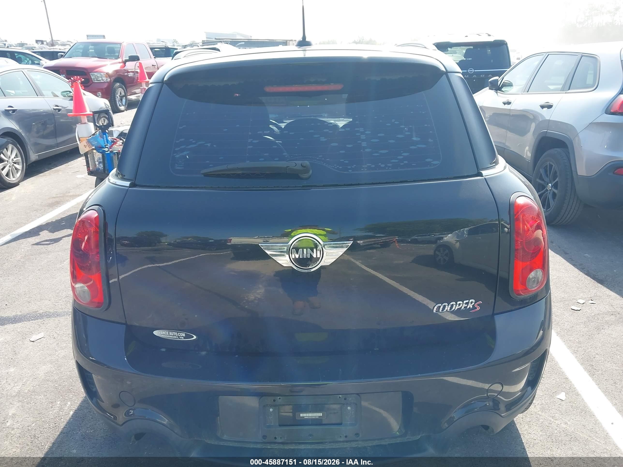 2013 Mini Countryman Cooper S Black vin: WMWZC5C57DWM15884