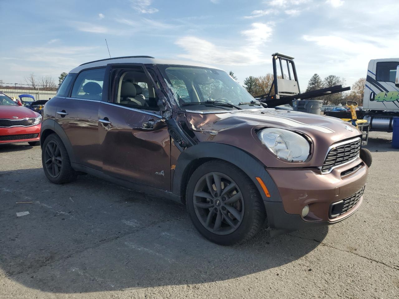 2013 Mini Cooper S Countryman Two Tone vin: WMWZC5C57DWM16422