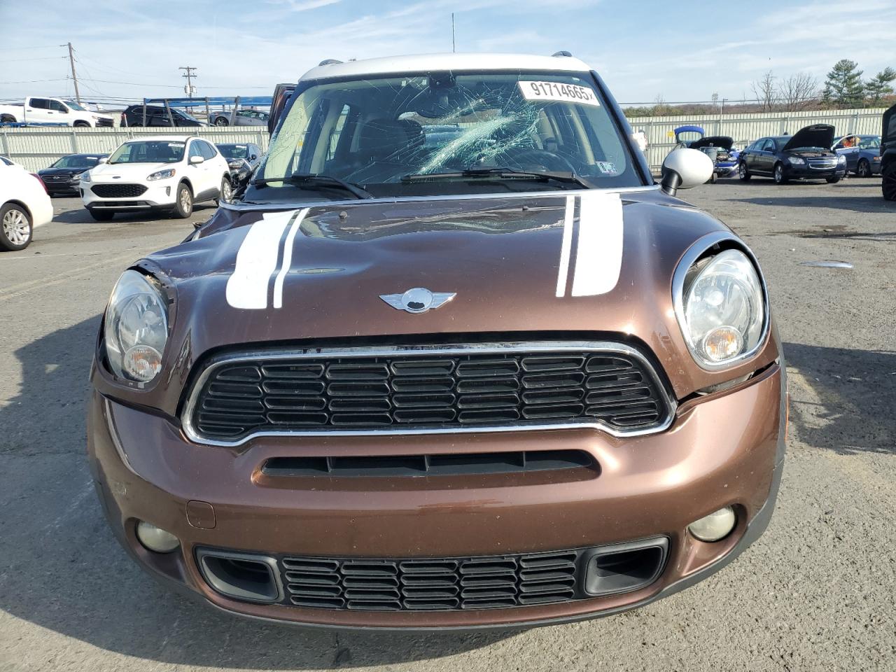 2013 Mini Cooper S Countryman Two Tone vin: WMWZC5C57DWM16422