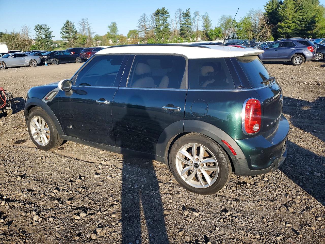 2014 Mini Cooper S Countryman Green vin: WMWZC5C57EWP35353