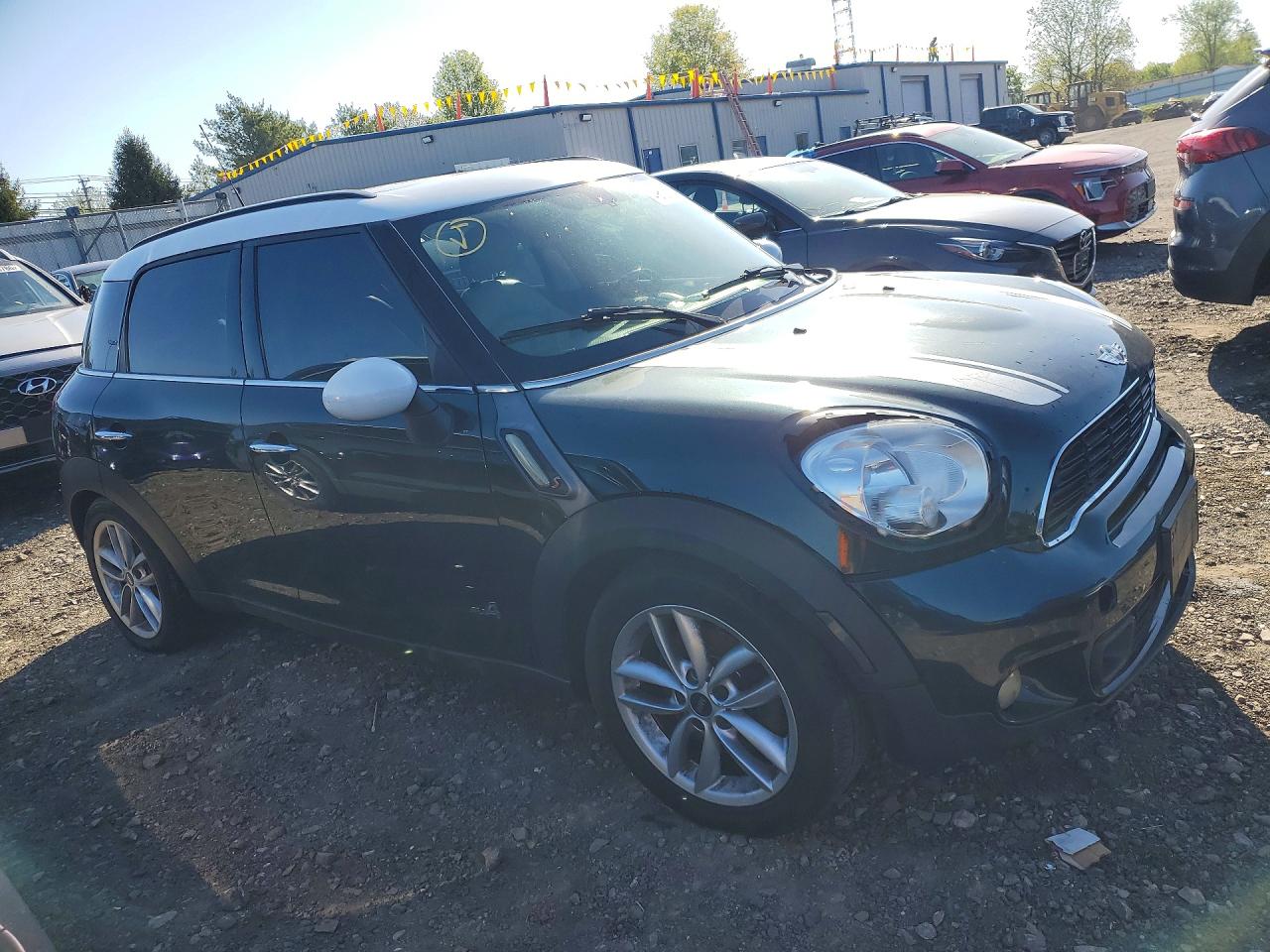 2014 Mini Cooper S Countryman Green vin: WMWZC5C57EWP35353