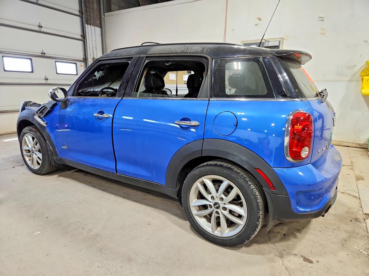 2014 Mini Cooper S Countryman Blue vin: WMWZC5C57EWP35479