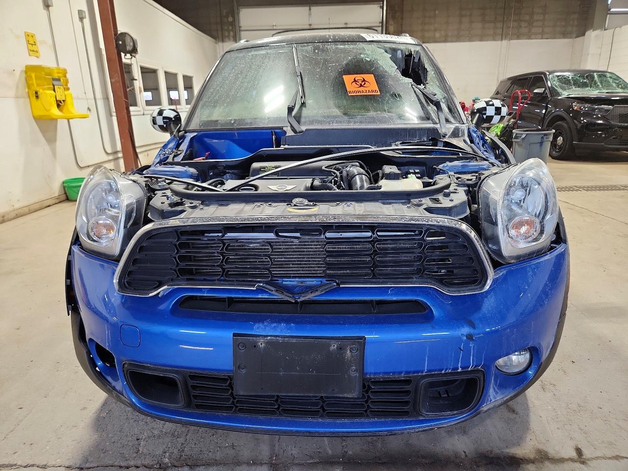 2014 Mini Cooper S Countryman Blue vin: WMWZC5C57EWP35479