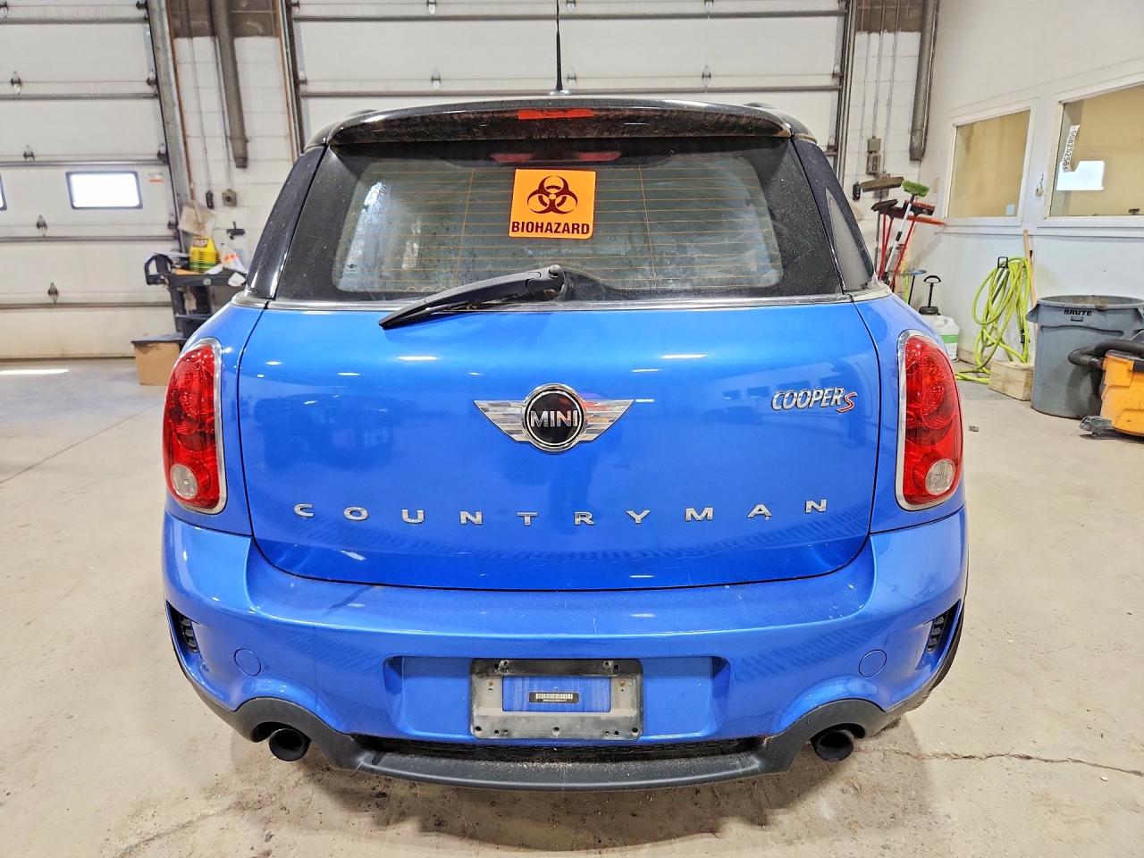 2014 Mini Cooper S Countryman Blue vin: WMWZC5C57EWP35479