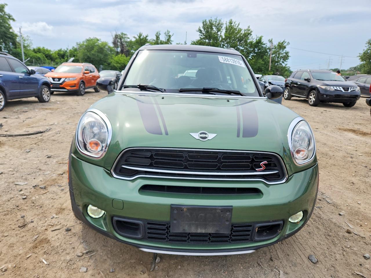 2015 Mini Cooper S Countryman Green vin: WMWZC5C57FWM18867
